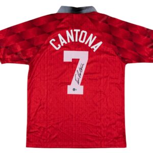 Eric Cantona Manchester United FC Home Jersey - Beckett